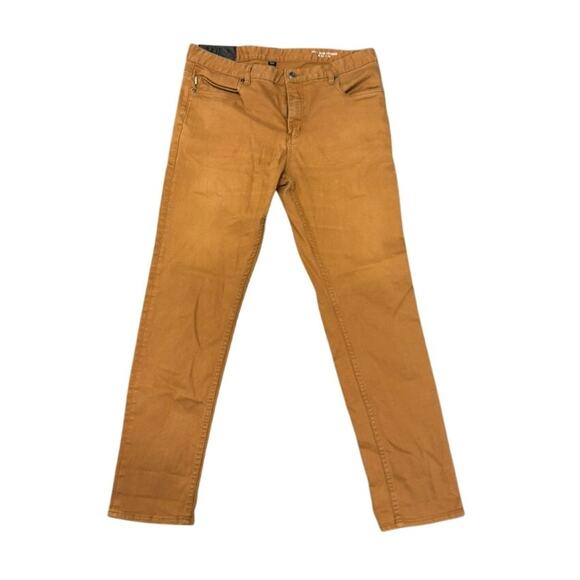 Element Caramel Brown Twill Slim Fit Pants 36x32 - Picture 1 of 8